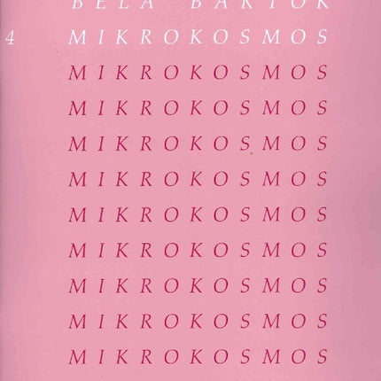 MIKROKOSMOS 4 | BELA BARTOK
