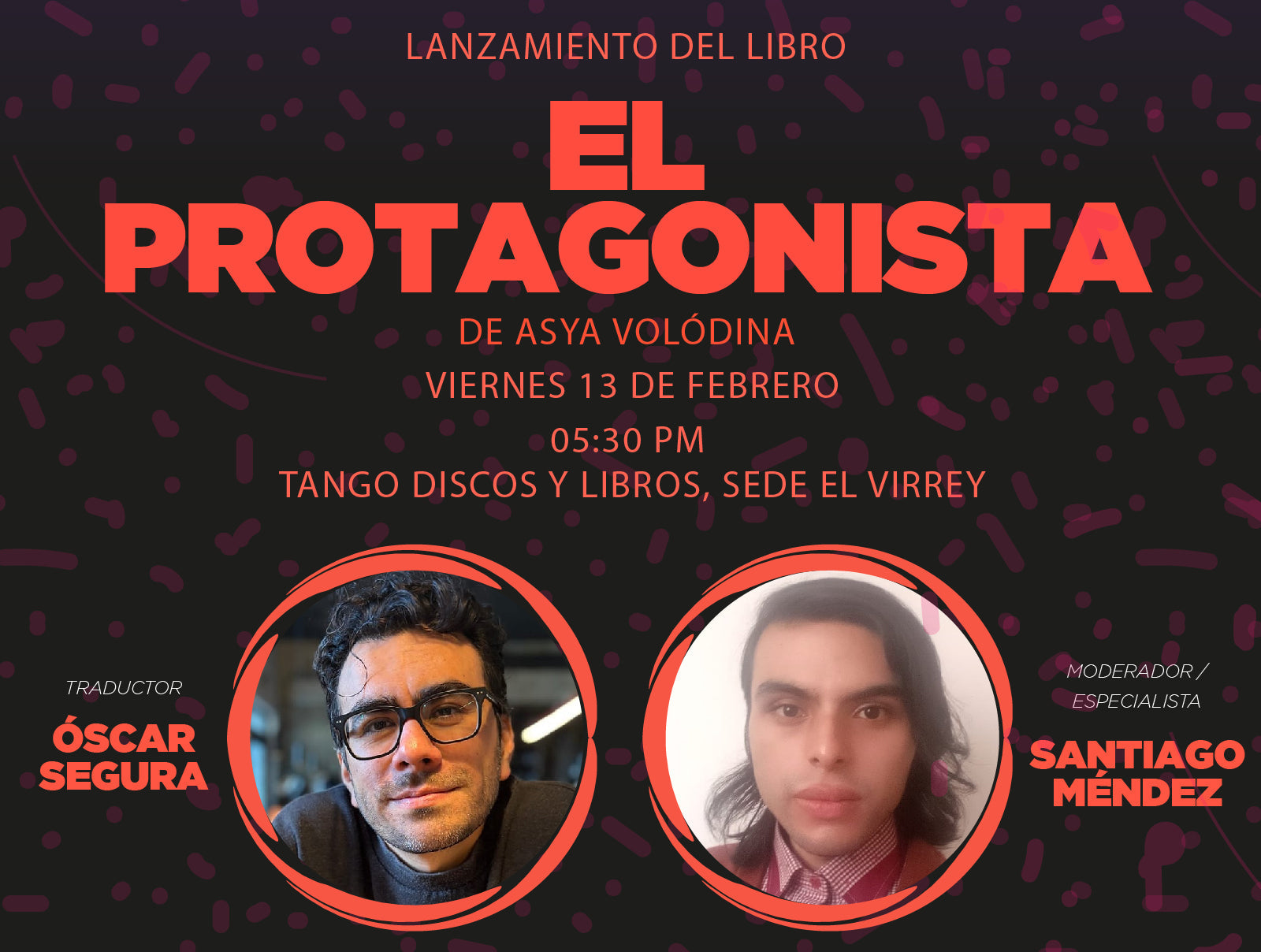 LANZAMIENTO DEL LIBRO - EL PROTAGONISTA DE ASYA VOLÓDINA