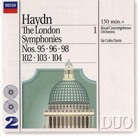HAYDN: LONDON SYMPHONIES NOS.95,96,98,102,103 | HAYDN, DAVIS, ORCHESTRA