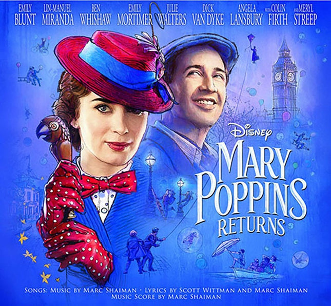 MARY POPPINS RETURNS THE SONGS (VINYL RED) | ARTISTAS VARIOS