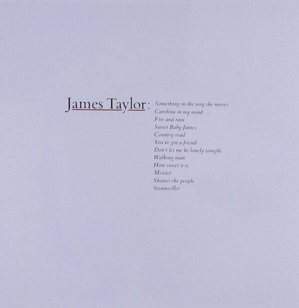 GREATEST HITS | JAMES TAYLOR