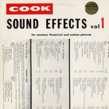 SOUND EFFECTS VOL.1 | AUTORES VARIOS
