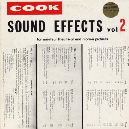 SOUND EFFECTS VOL.2 | AUTORES VARIOS