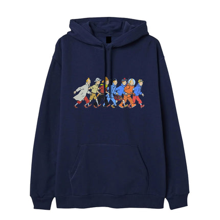 BUSO CAPOTA AZUL TINTIN PERSONAJES TALLA M
