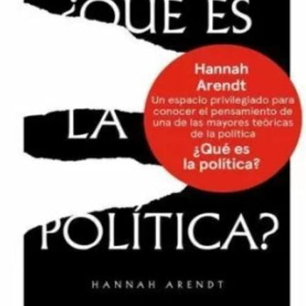 QUE ES LA POLITICA? | HANNAH ARENDT