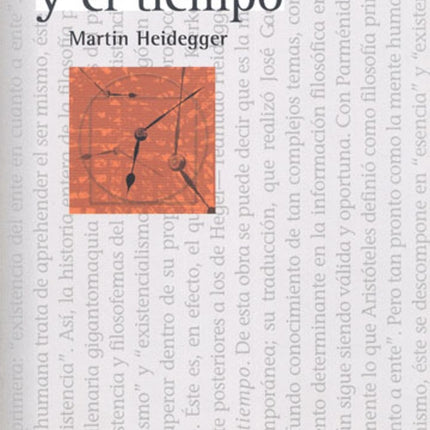 EL SER Y EL TIEMPO  | MARTIN HEIDEGGER