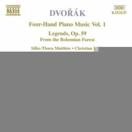 FOUR-HAND PIANO MUSIC VOL.1>LEGENDS OP59 | DVORAK, MATTHIES, KÖHN