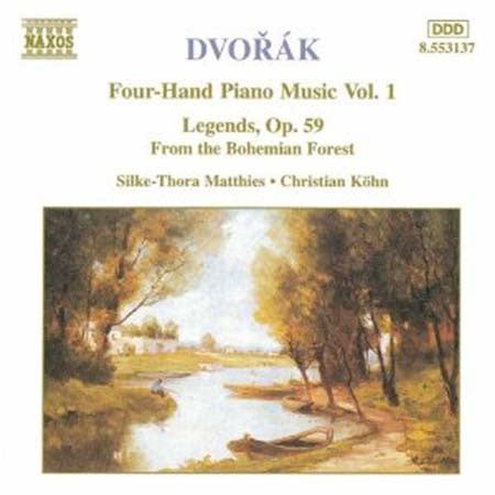 FOUR-HAND PIANO MUSIC VOL.1>LEGENDS OP59 | DVORAK, MATTHIES, KÖHN