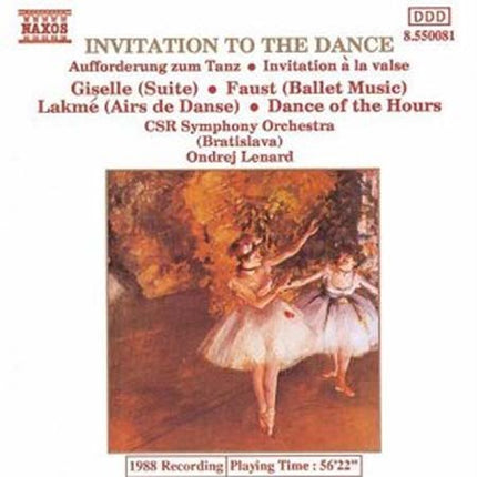 INVITATION TO THE DANCE | SLOVAK RADIO SYMPHONY ORCHESTRA, VARIOS y otros