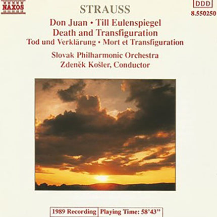 DON JUAN / TILL EULENSPIEGEL / DEATH AND | STRAUSS, SLOVAK PHILHARMONIC ORCHESTRA