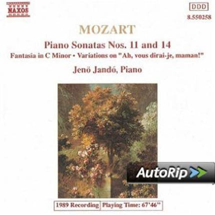 PIANO SONATAS NOS. 11 & 14 FANTASIA IN C MINOR | MOZART,  y otros