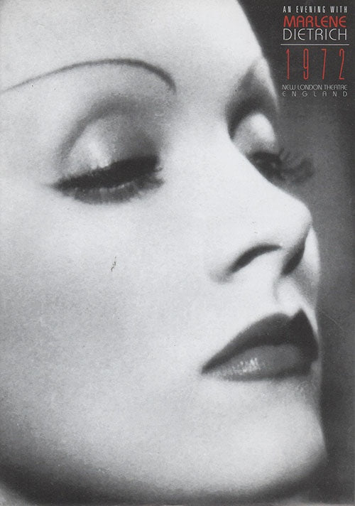 AN EVENING WITH MARLENE DIETRICH 1972 NE | MARLENE DIETRIC