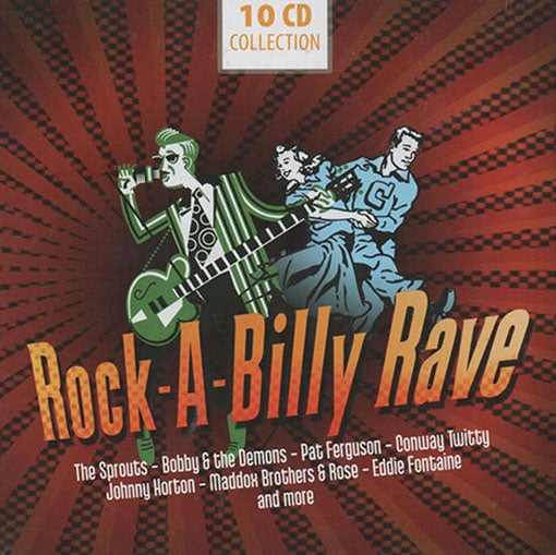 ROCK-A-BLLY RAVE 10 CD SET | ARTISTAS VARIOS
