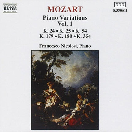 PIANO VARIATIONS VOL. 1:  K. 24, K. 25, K. 54, K. | NICOLOSI, MOZART
