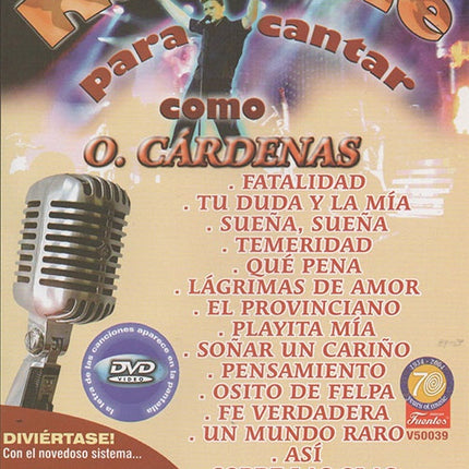 KARAOKE PARA CANTAR COMO O.CARDENAS | O.CARDENAS