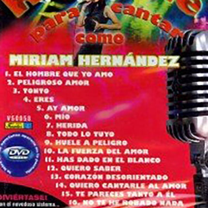 KARAOKE PARA CANTAR COMO MIRIAM HERNANDE | ORQUESTA MELODIA