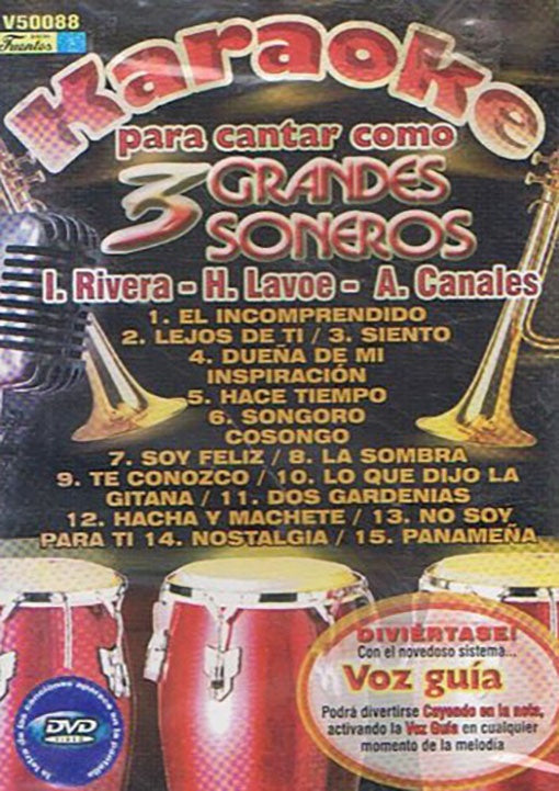 KARAOKE PARA CANTAR COMO 3 GRANDES SONER | AUTORES VARIOS