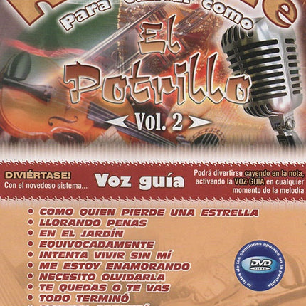 KARAOKE PARA CANTAR COMO EL POTRILLO VOL. 2 | AUTORES VARIOS