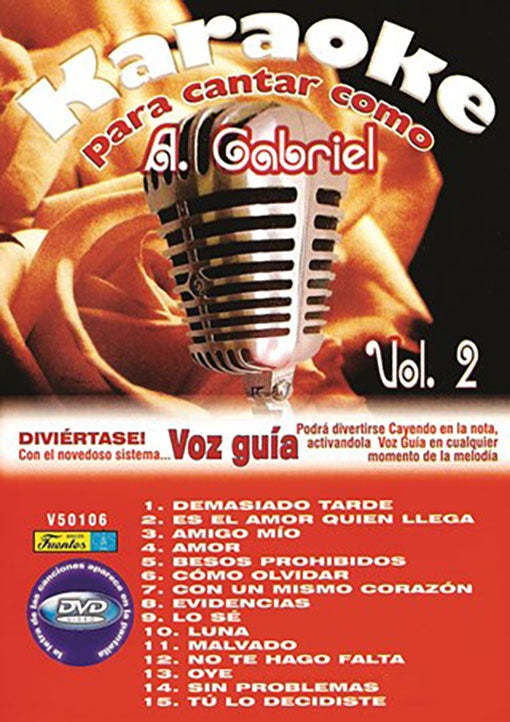 PARA CANTAR COMO A. GABRIEL VOL. 2 | AUTORES VARIOS