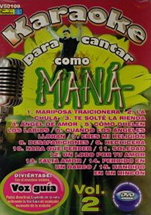 KARAOKE PARA CANTAR COMO MANA VOL. 2 | AUTORES VARIOS