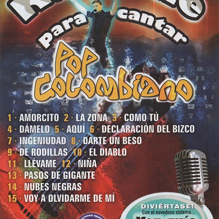 KARAOKE PARA CANTAR POP COLOMBIANO | AUTORES VARIOS