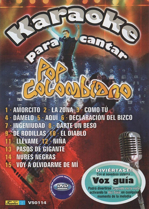 KARAOKE PARA CANTAR POP COLOMBIANO | AUTORES VARIOS