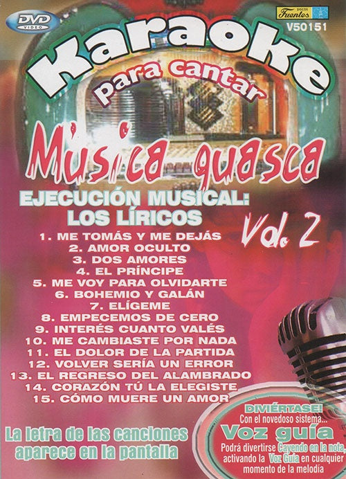PARA CANTAR MUSICA GUASCA VOL.2 | LOS LIRICOS