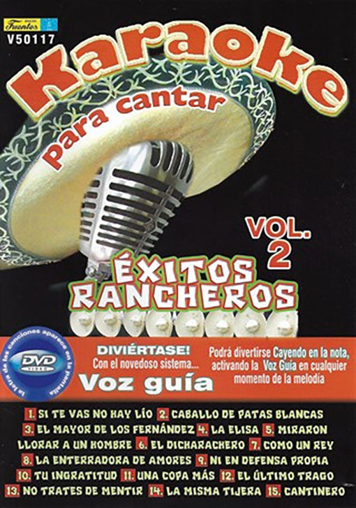KARAOKE PARA CANTAR EXITOS RANCHEROS V 2 | AUTORES VARIOS