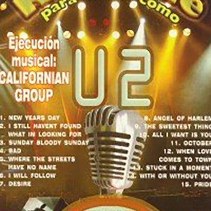 PARA CANTAR COMO U2 | CALIFORNIAN GROUP