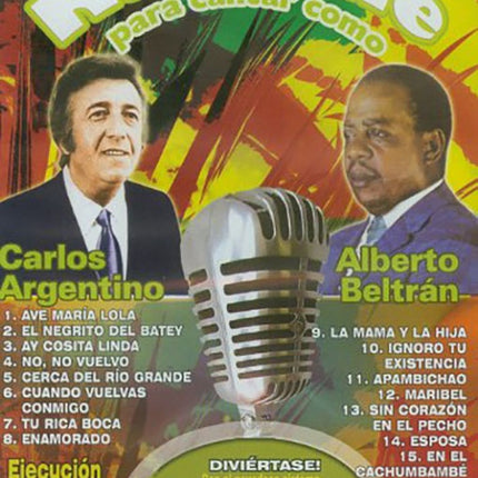 KARAOKE PARA CANTAR COMO CARLOS ARGENTIN | CARLOS  ARGENTINO LEDESMA