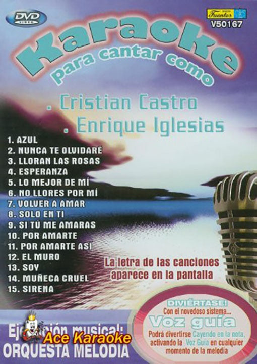 PARA CANTAR COMO CRISTIAN CASTRO Y ENRIQ | AUTORES VARIOS