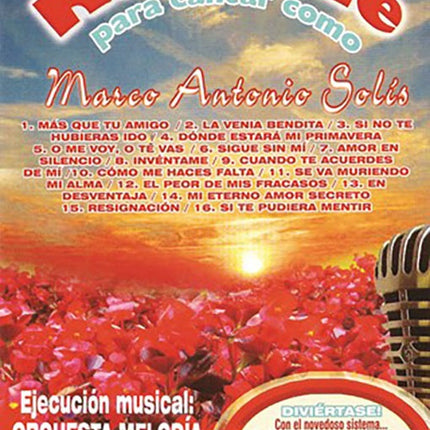 KARAOKE PARA CANTAR COMO MARCO ANTONIO SOLIS | MARCO ANTONIO SOLIS