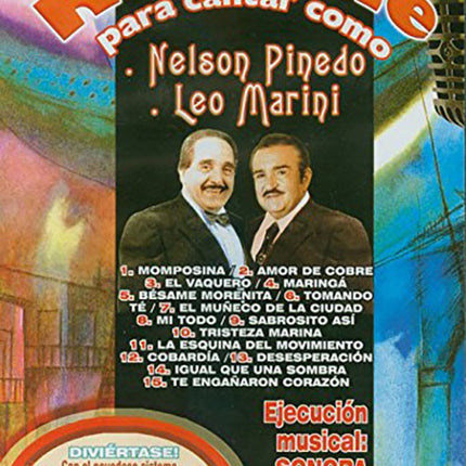 KARAOKE PARA CANTAR COMO NELSON PINEDO Y LEO MARIN | NELSON PINEDO