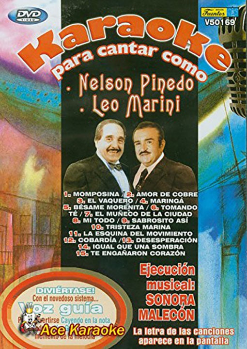 KARAOKE PARA CANTAR COMO NELSON PINEDO Y LEO MARIN | NELSON PINEDO