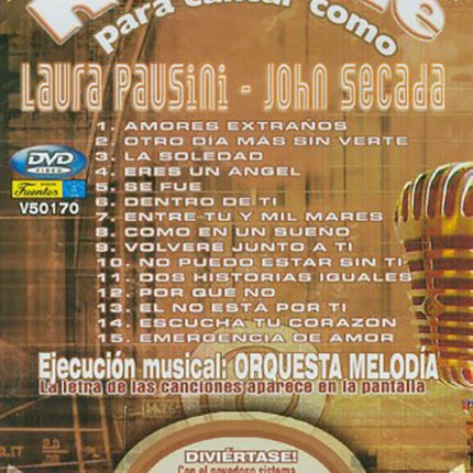 KARAOKE PARA CANTAR COMO LAURA PAUSINI/J | LAURA PAUSINI