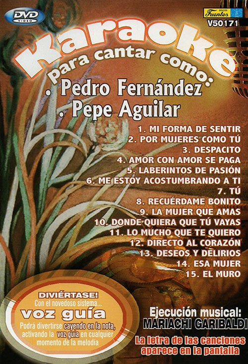 KARAOKE PEDRO FERNANDEZ-PEPE AGUILAR | FERNANDEZ, AGUILAR