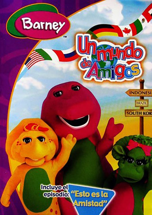 BARNEY UN MUNDO DE AMIGOS | DIBUJOS ANIMADOS