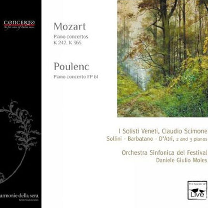 PIANO CONCERTOS K. 242 FOR THREE PIANOS AND K. 365 | MOZART, SOLLINI y otros