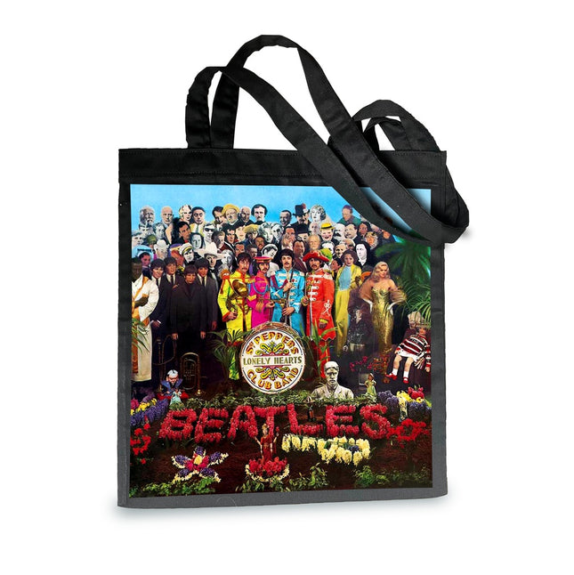 TOTEBAG NEGRA THE BEATLES SGT PEPPERS LONELY HEART | THE BEATLES