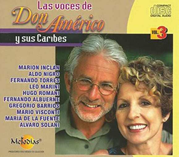 LAS VOCES DE DON AMERICO Y SUS CARIBES | AUTORES VARIOS