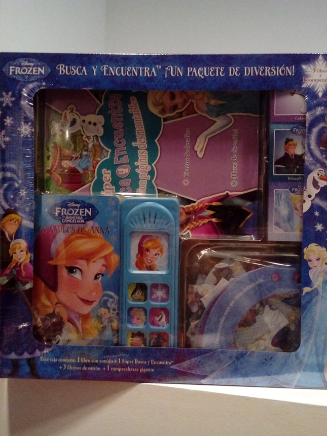 FROZEN BUSCA Y ENCUENTRA ¡UN PAQUETE DE DIVERSION! | DISNEY