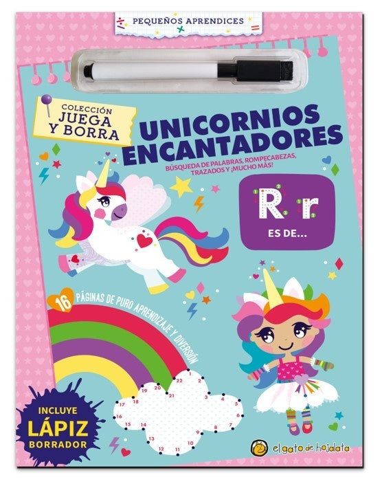 UNICORNIOS ENCANTADORES. JUEGA Y BORRA | EL GATO DE HOJALATA