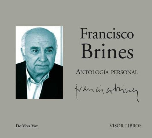ANTOLOGIA PERSONAL FRANCISCO BRINES | FRANCISCO BRINES