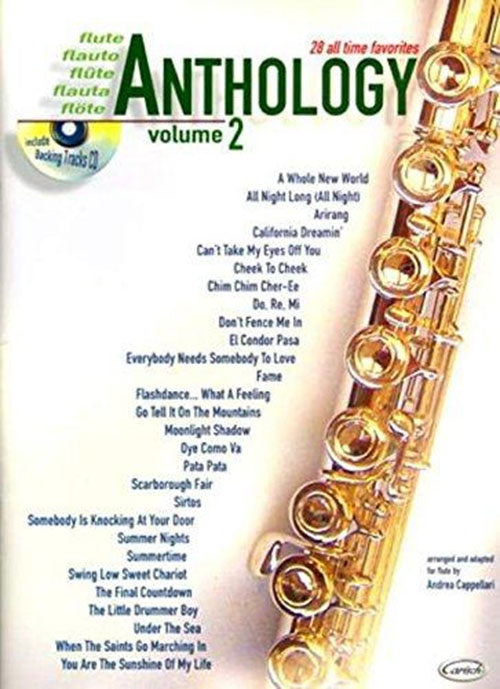 ANTHOLOGIA FLUTE VOLUME 2 + CD ML2720 | ANDREA CAPELLARI