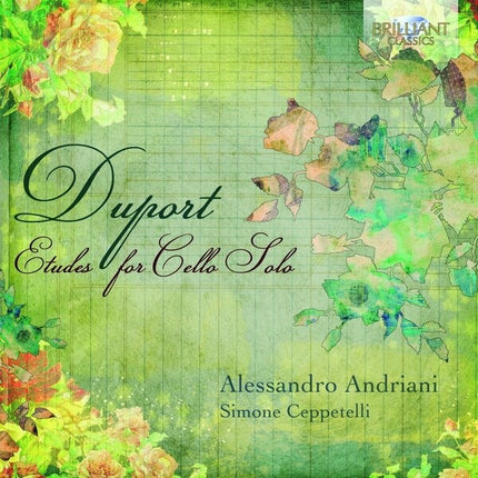 ETUDES FOR CELLO SOLO | DUPORT, ANDRIANI