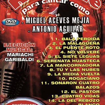 PARA CANTAR COMO MIGUEL ACEVES/ANTONIO A | MARIACHI GARIBA