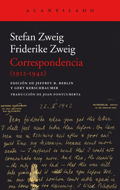 CORRESPONDENCIA (1912-1942) | STEFAN ZWEIG