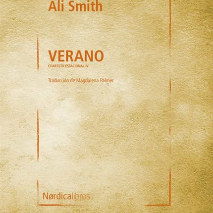 VERANO | ALI SMITH