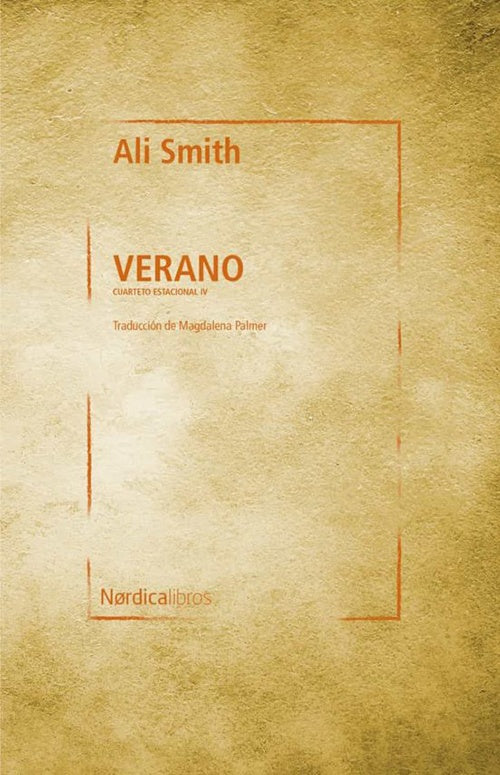 VERANO | ALI SMITH