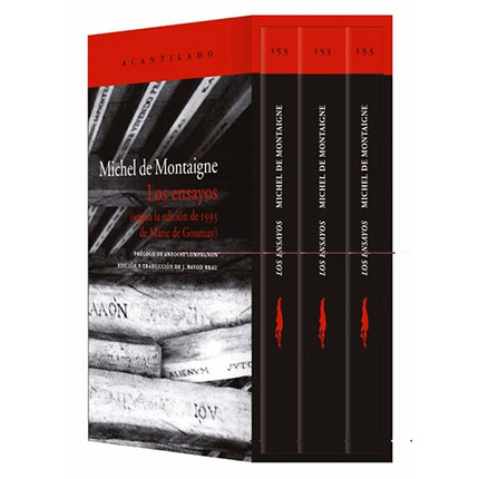 ENSAYOS, LOS (3 TOMOS) | MICHEL DE MONTAIGNE